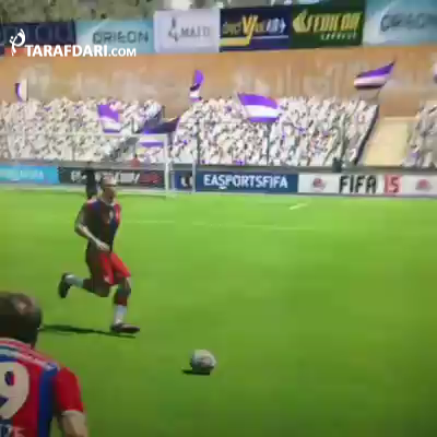 ویدیو فان؛ تمارض روبن در بازی FIFA 15