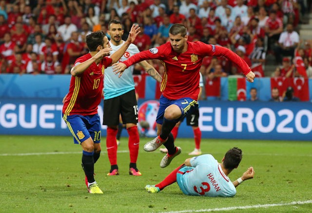 Morata - Fabregas - Spain - تیم ملی اسپانیا در یورو 2016