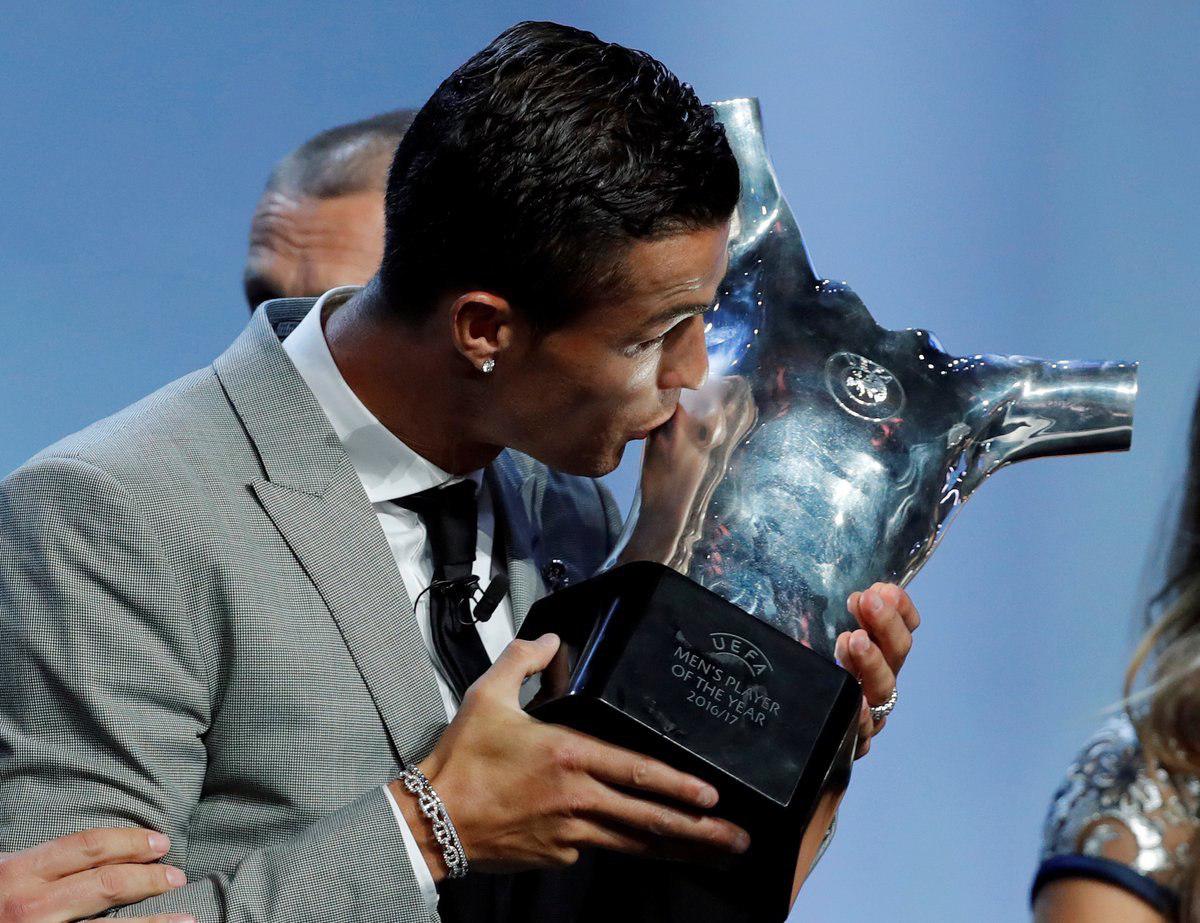 Cristiano Ronaldo - Real madrid - مراسم بهترین های سال اروپا