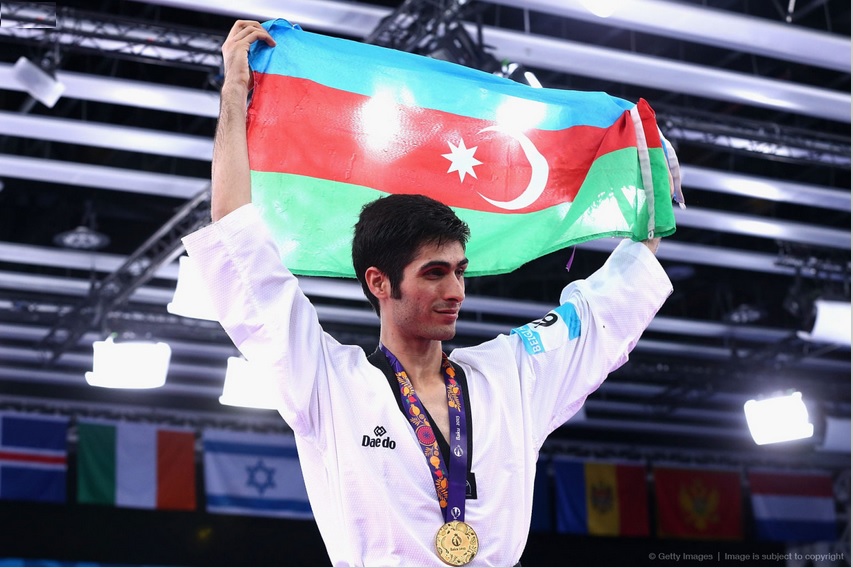 تکواندو کار ایرانیِ آذربایجان قهرمان اروپا شد