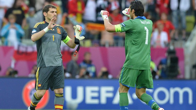 buffon casillas