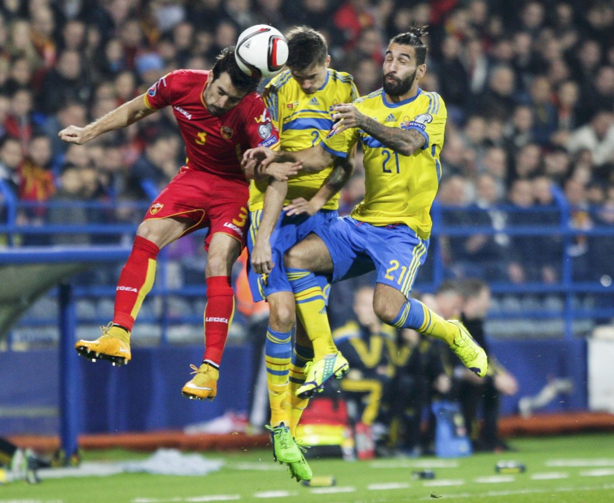 مونته نگرو 1-1 سوئد؛ یووتیچ گل زلاتان را خنثی کرد