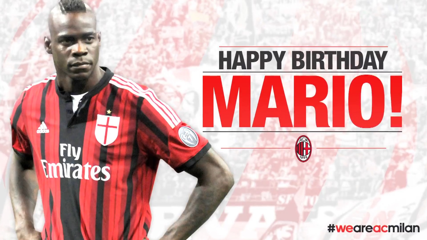 Happy Birthday Mario Balotelli
