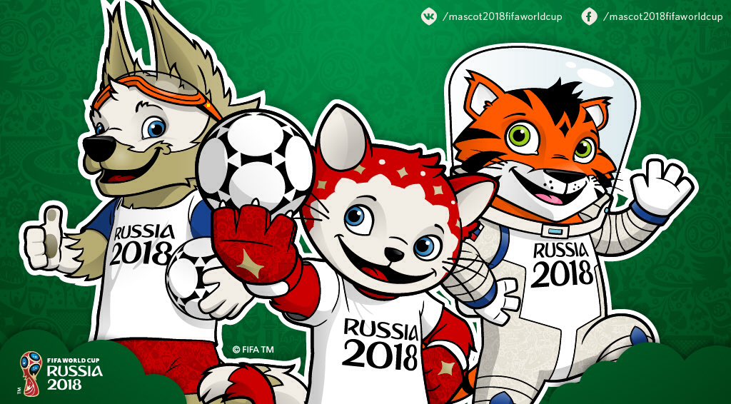 از نمادهای جام جهانی 2018 روسیه رونمایی شد