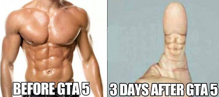 قبل از GTA V ، سه روز بعد از GTA V :))))))
