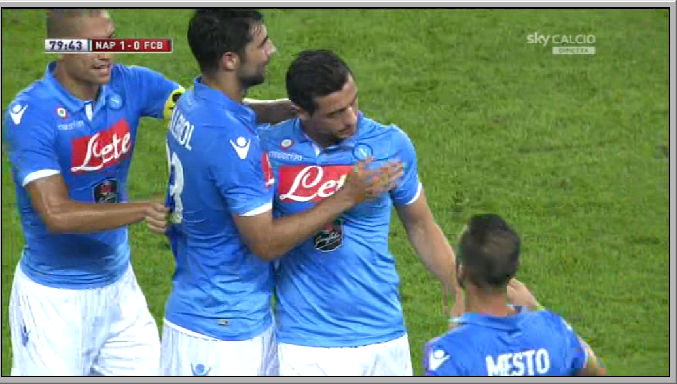 بارسا 0-1 ناپولی. موشک جمایلی!