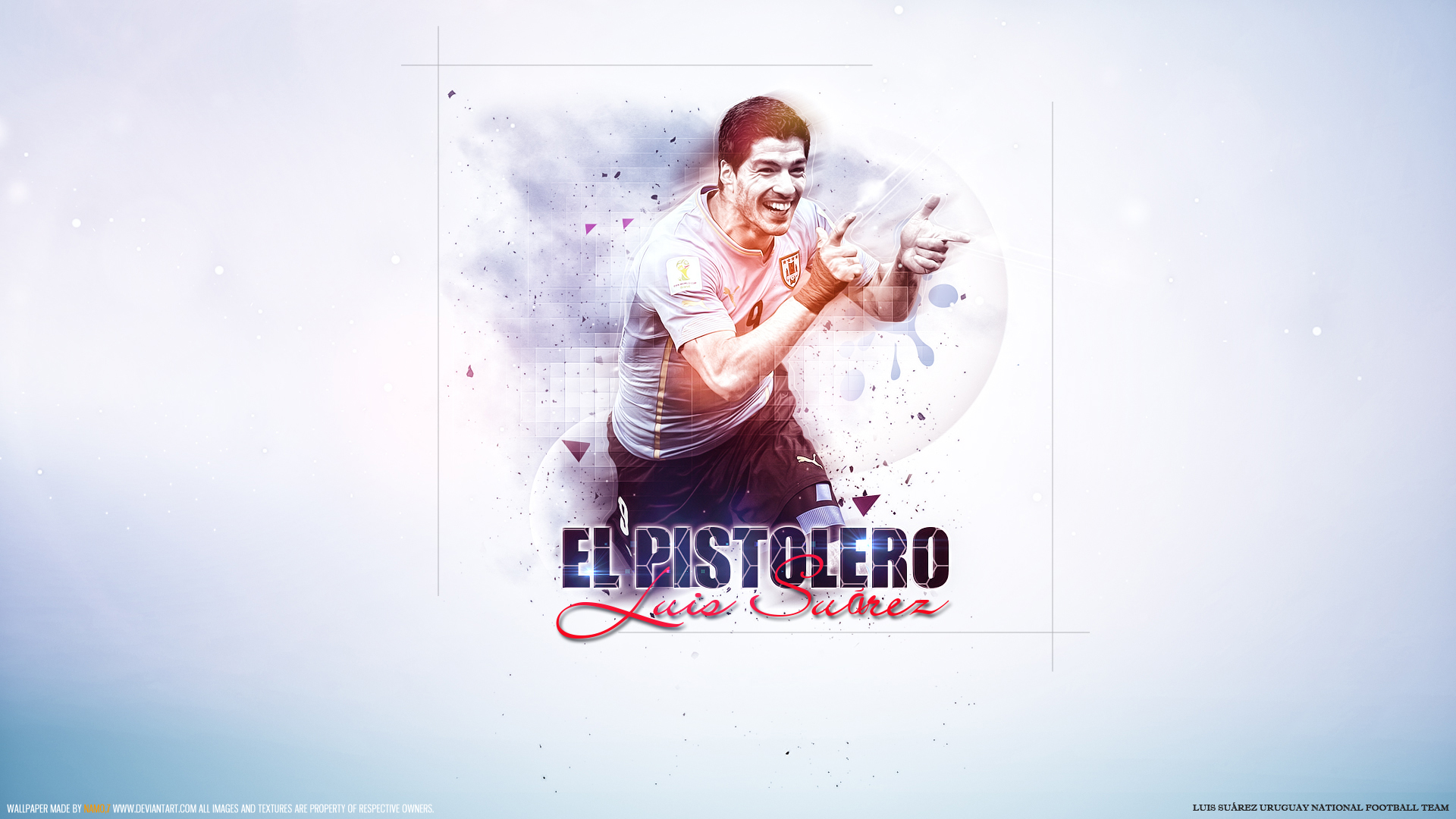 Luis Suarez Uruguay New 2014 Wallpaper