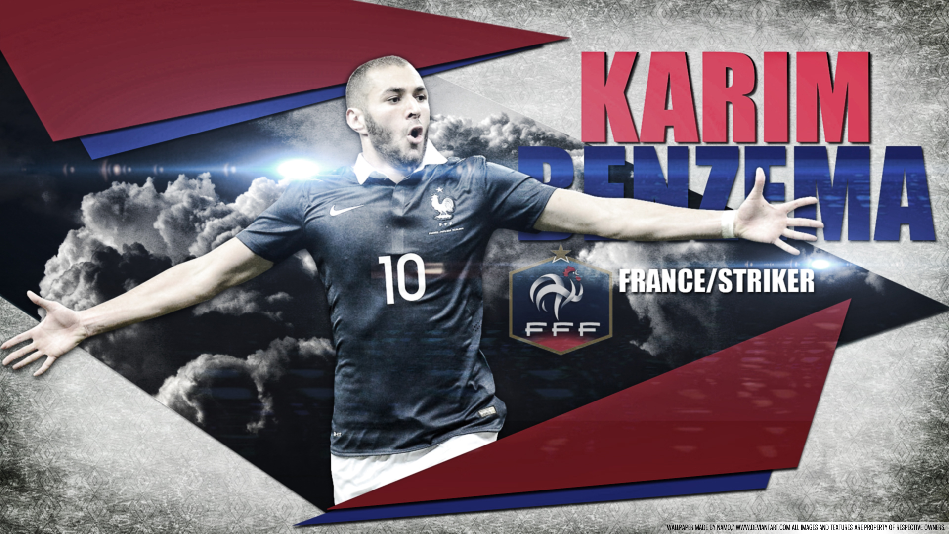 Karim Benzema France New 2014 Wallpaper