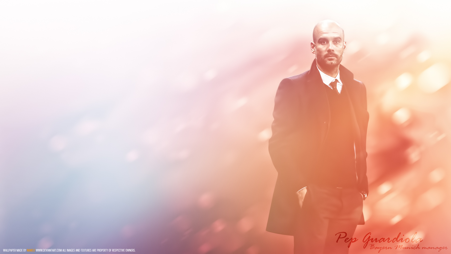 Pep Guardiola Bayern Manager 2014-15 Wallpaper