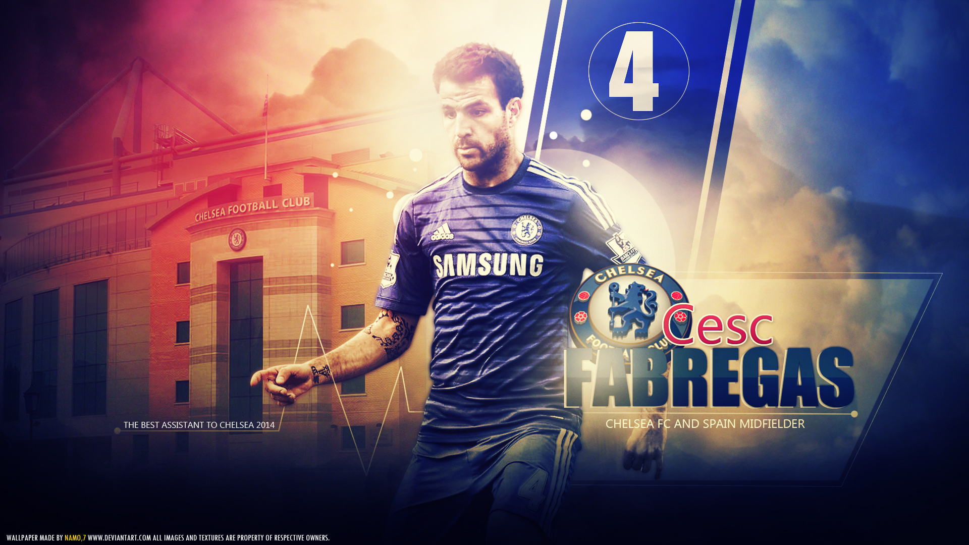 Cesc Fabregas Chelsea 2014-15 Wallpaper
