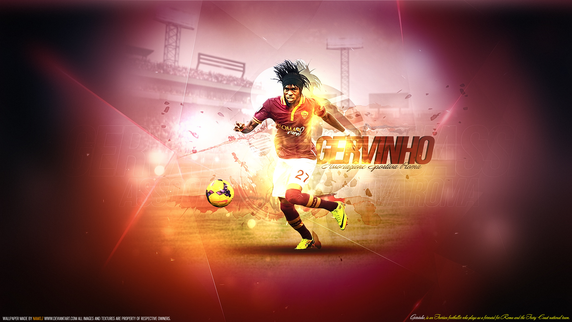 Gervinho AS Roma New Wallpaper