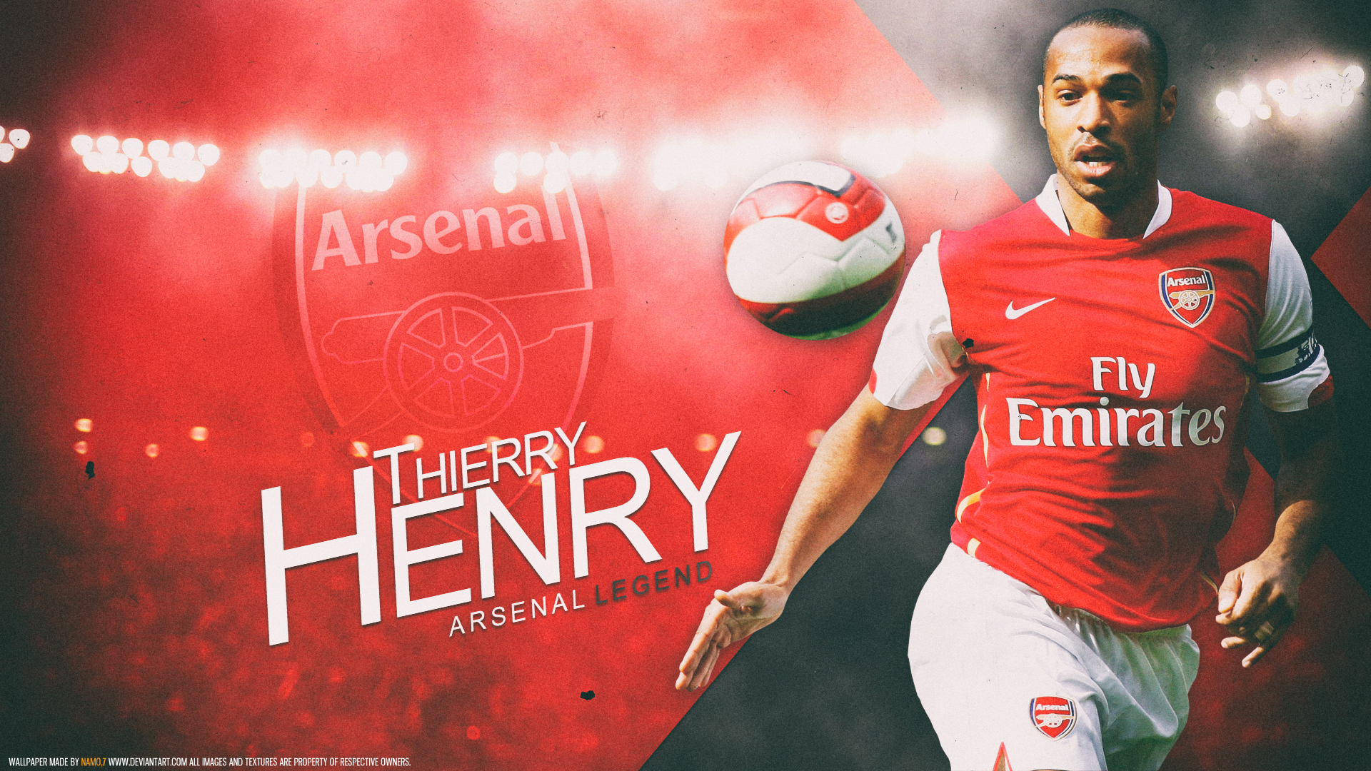 Thierry Henry Arsenal Legend Wallpaper