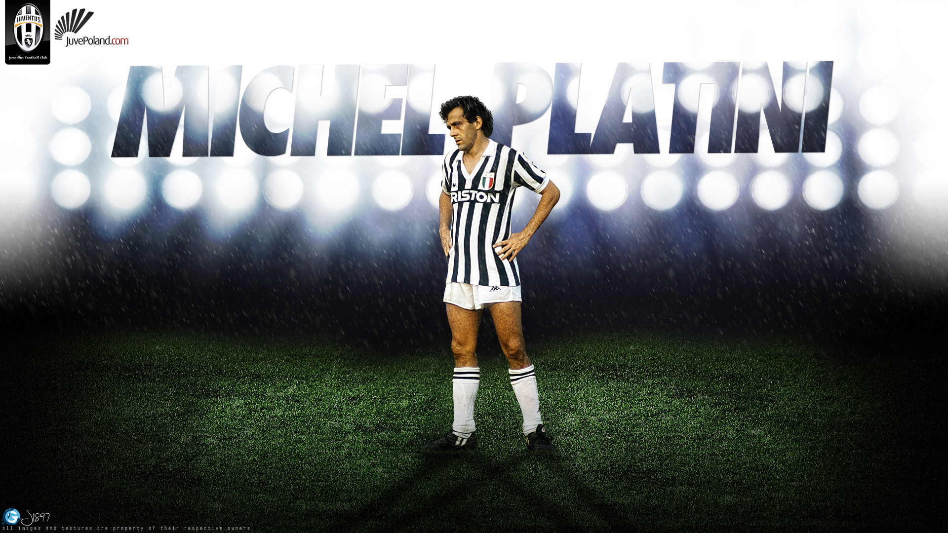 Michel Platini Juventus Legend Wallpaper
