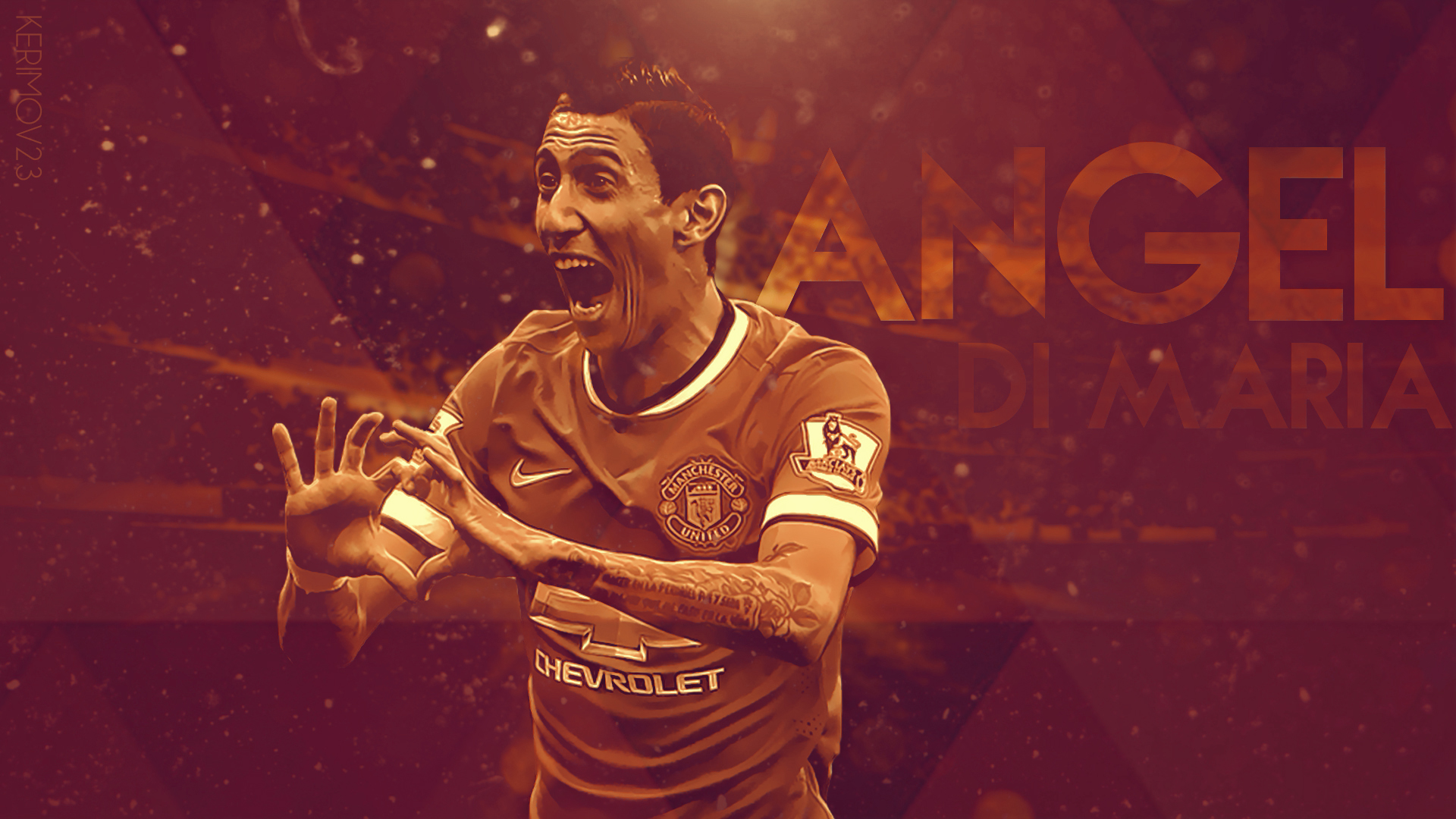 Angel Di Maria Manchester United 2014-15 Wallpaper