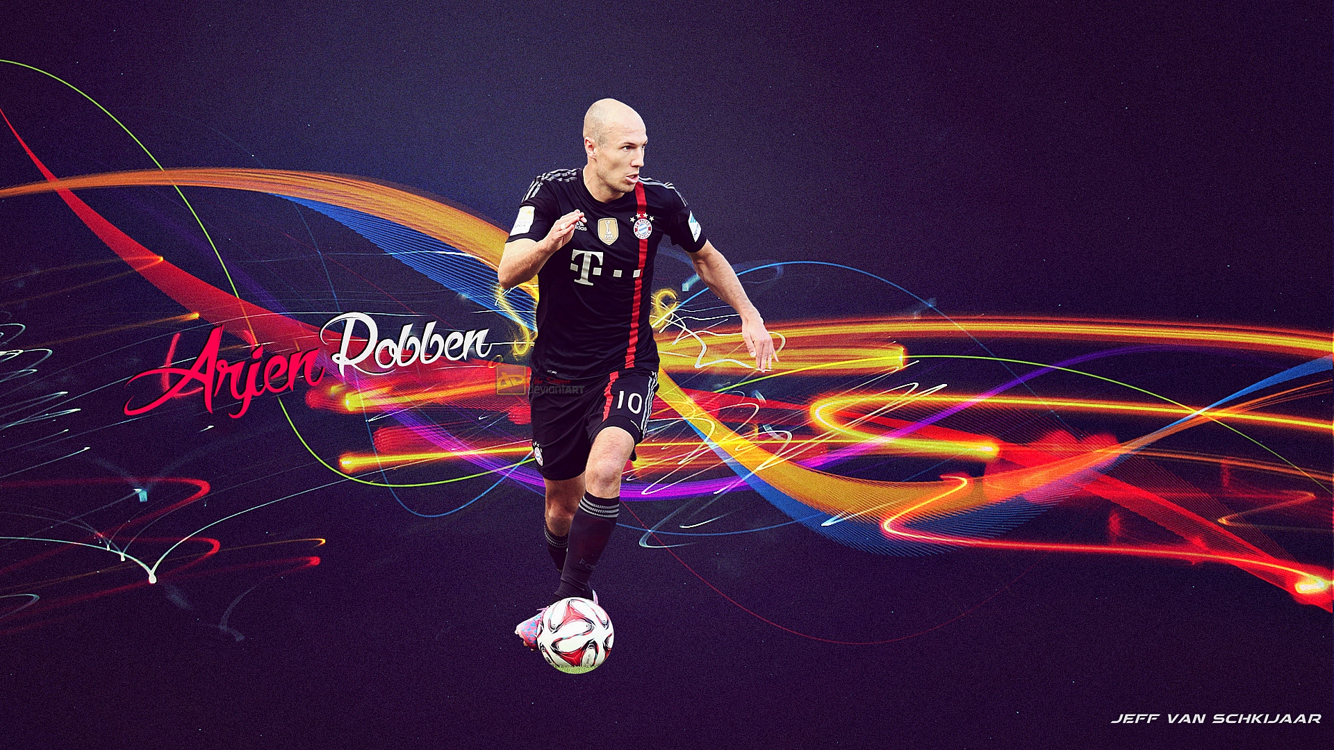 Arjen Robben Bayern Munchen 2014-15 Wallpaper