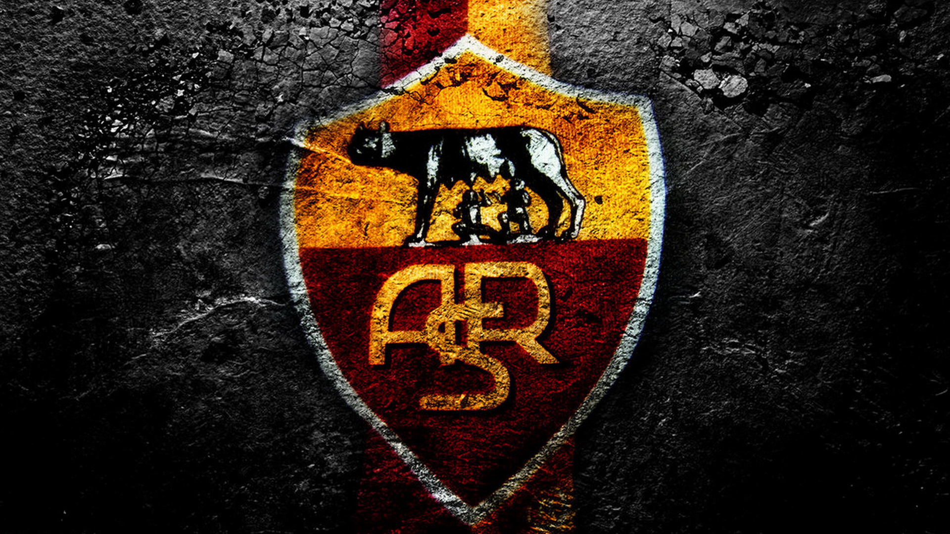 AS Roma Logo HD New Wallpaper