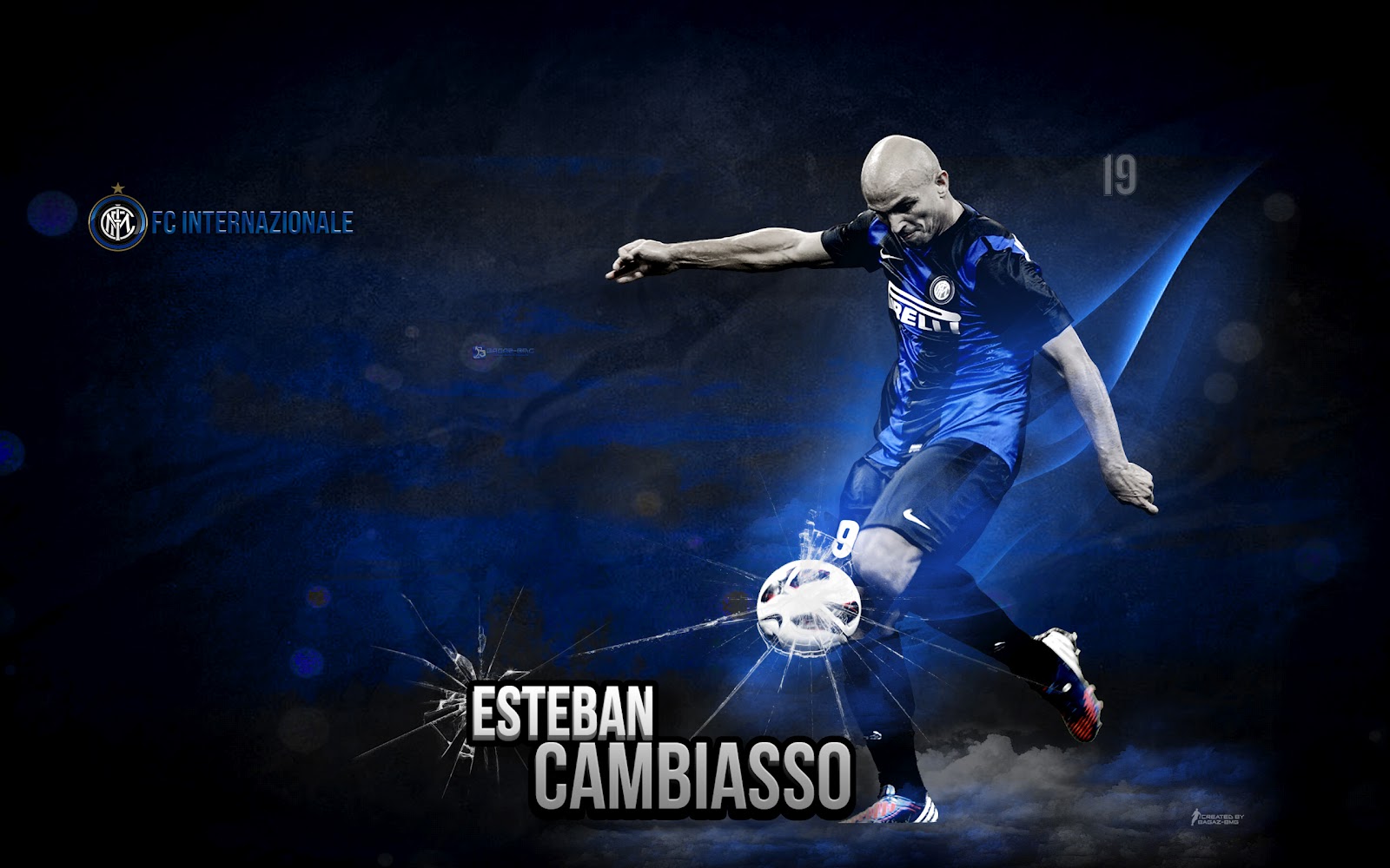 Esteban Cambiasso Legend Inter Milan Wallpaper