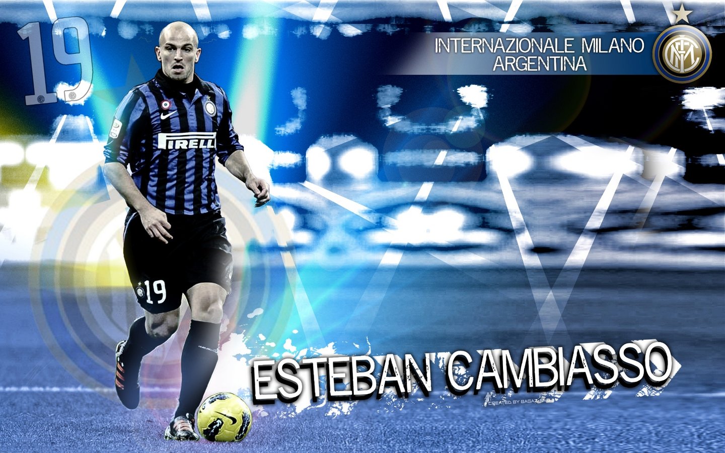 Esteban Cambiasso Legend Inter Milan Wallpaper