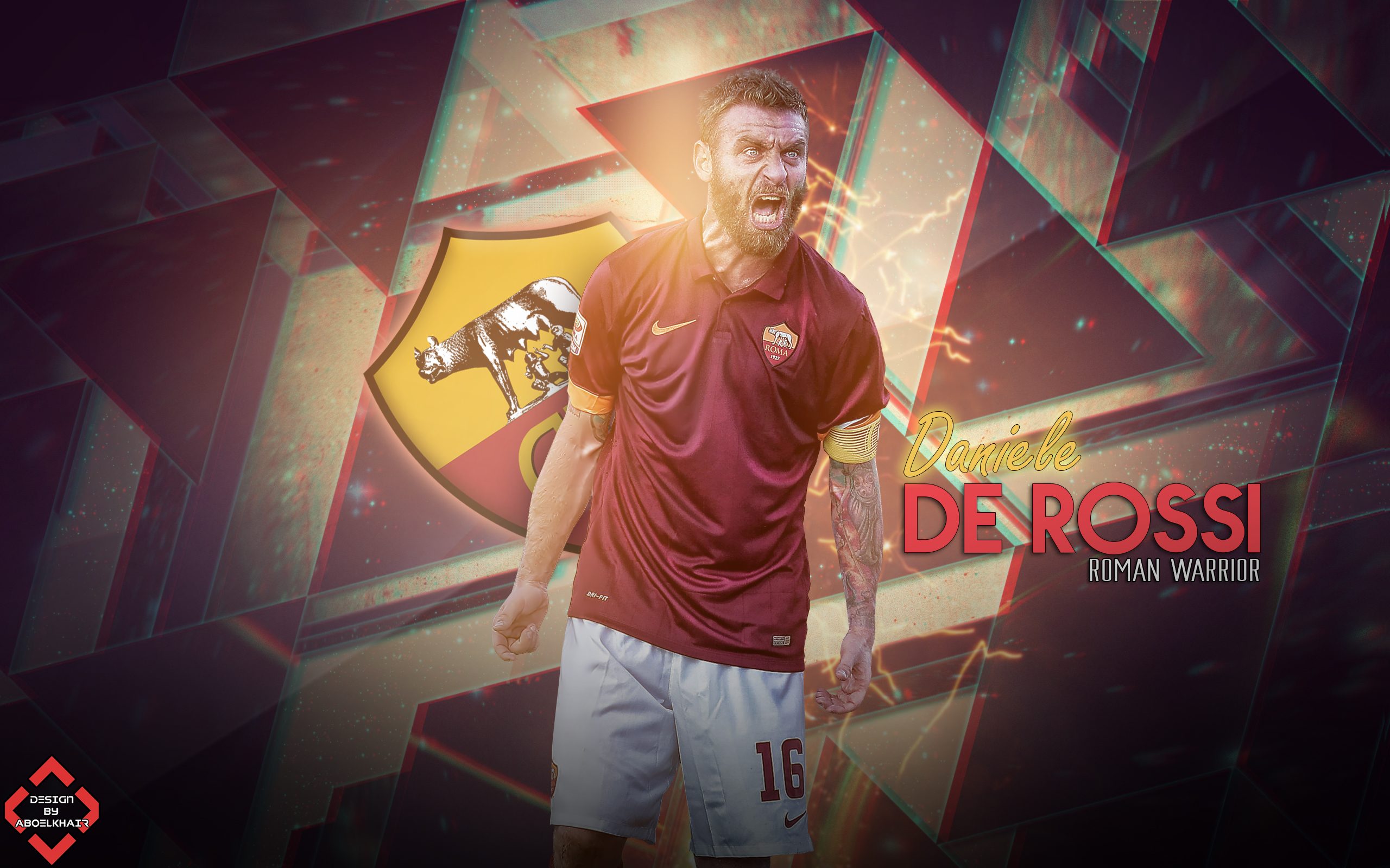 Daniele De Rossi AS Roma 2014-15 Wallpaper