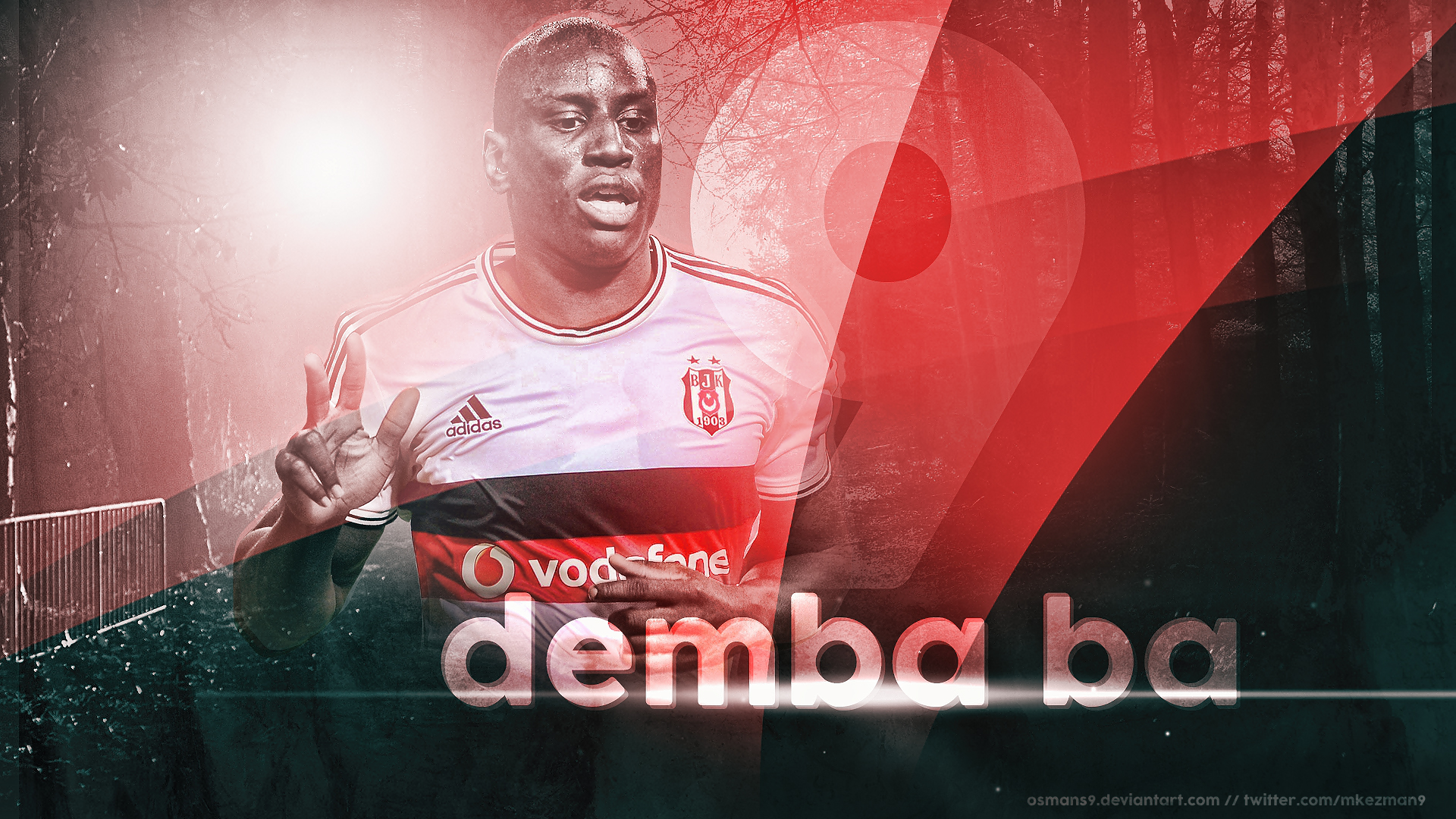 Demba Ba Besiktas 2014-15 Wallpaper