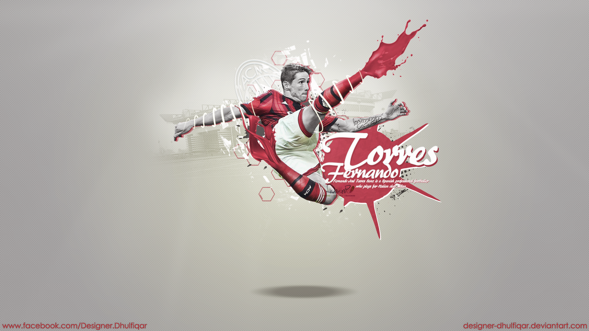 Fernando Torres AC Milan 2014-2015 New Wallpaper