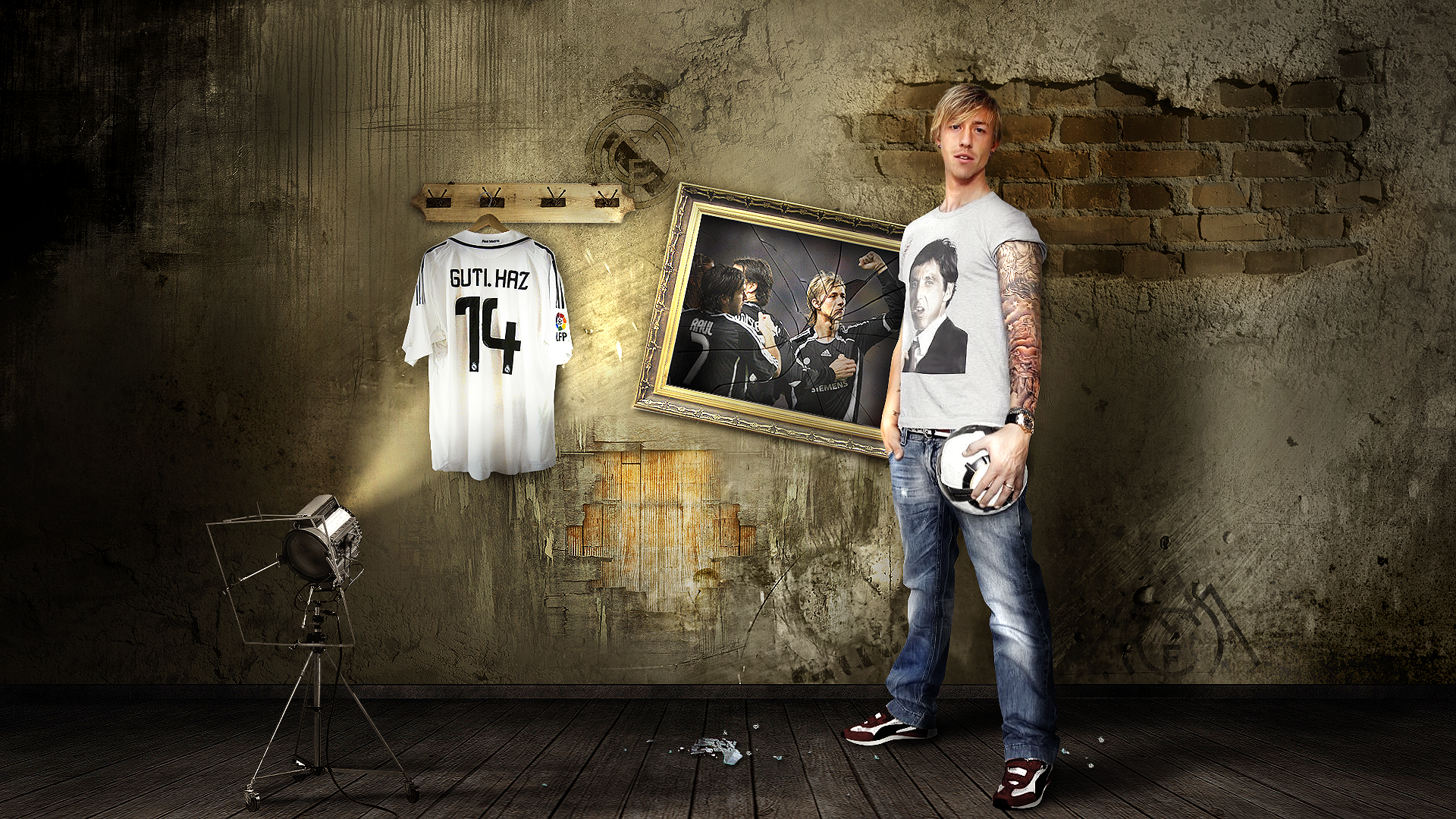 Jose Maria Gutierez Hernandez Real Madrid Legend # 14 Full HD Wallpaper
