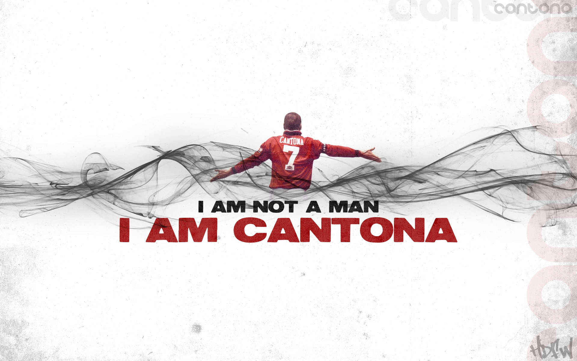 King Eric Cantona I am not a man Legend Red Devils Wallpaper