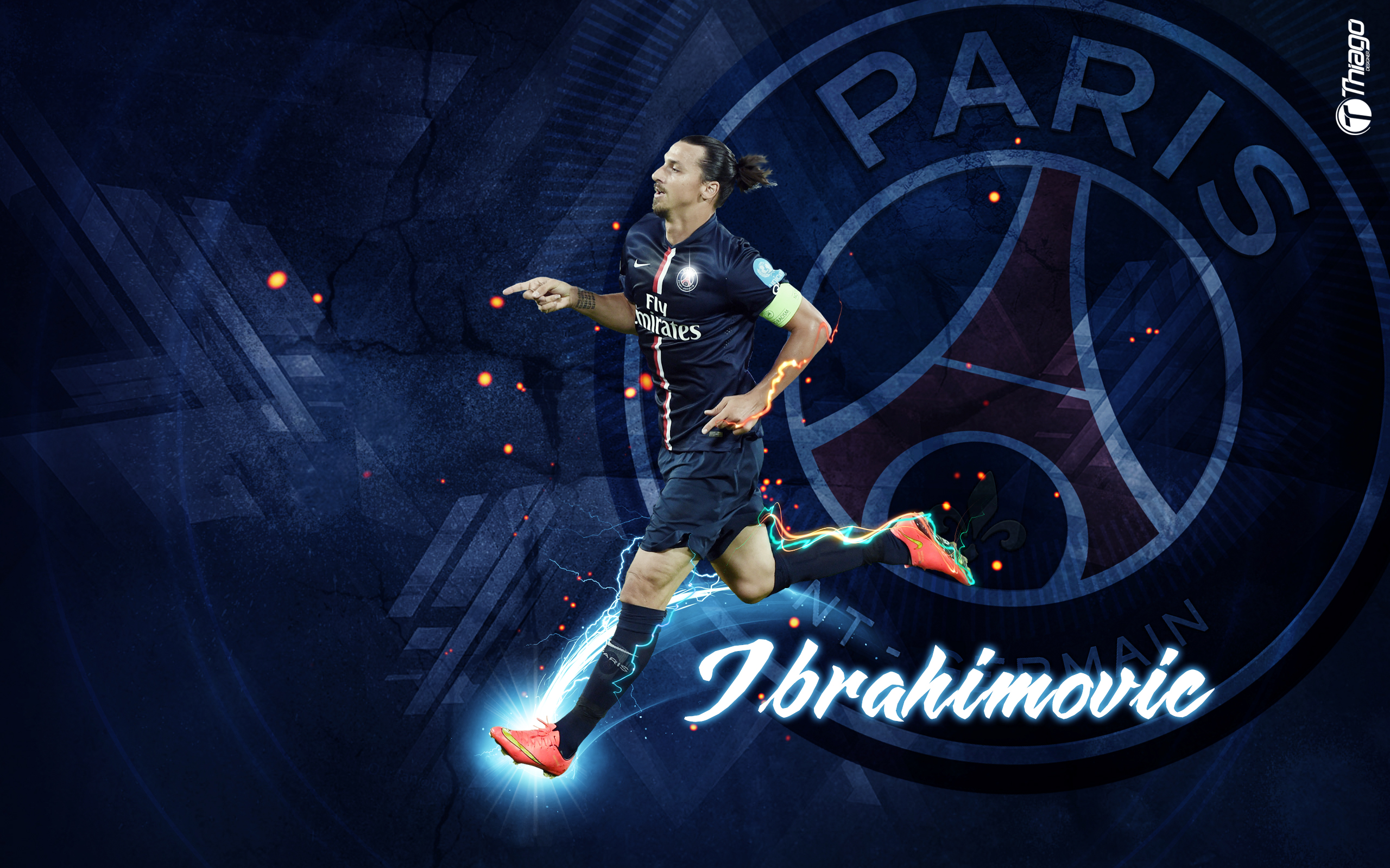 Zltana Ibrahimovic PSG 2014-15 Wallpaper