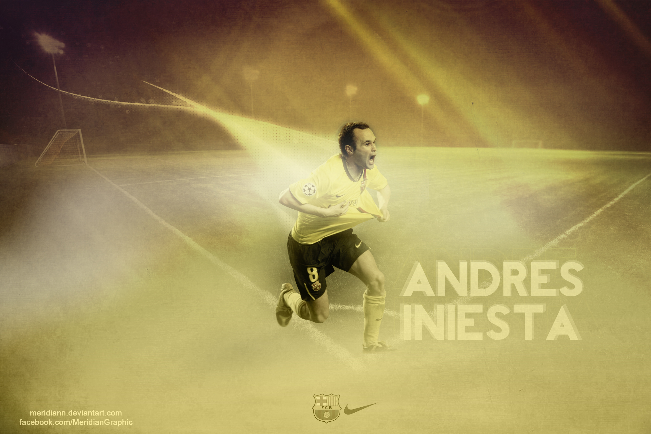 Andres Iniesta Goal To Chelsea Wallpaper