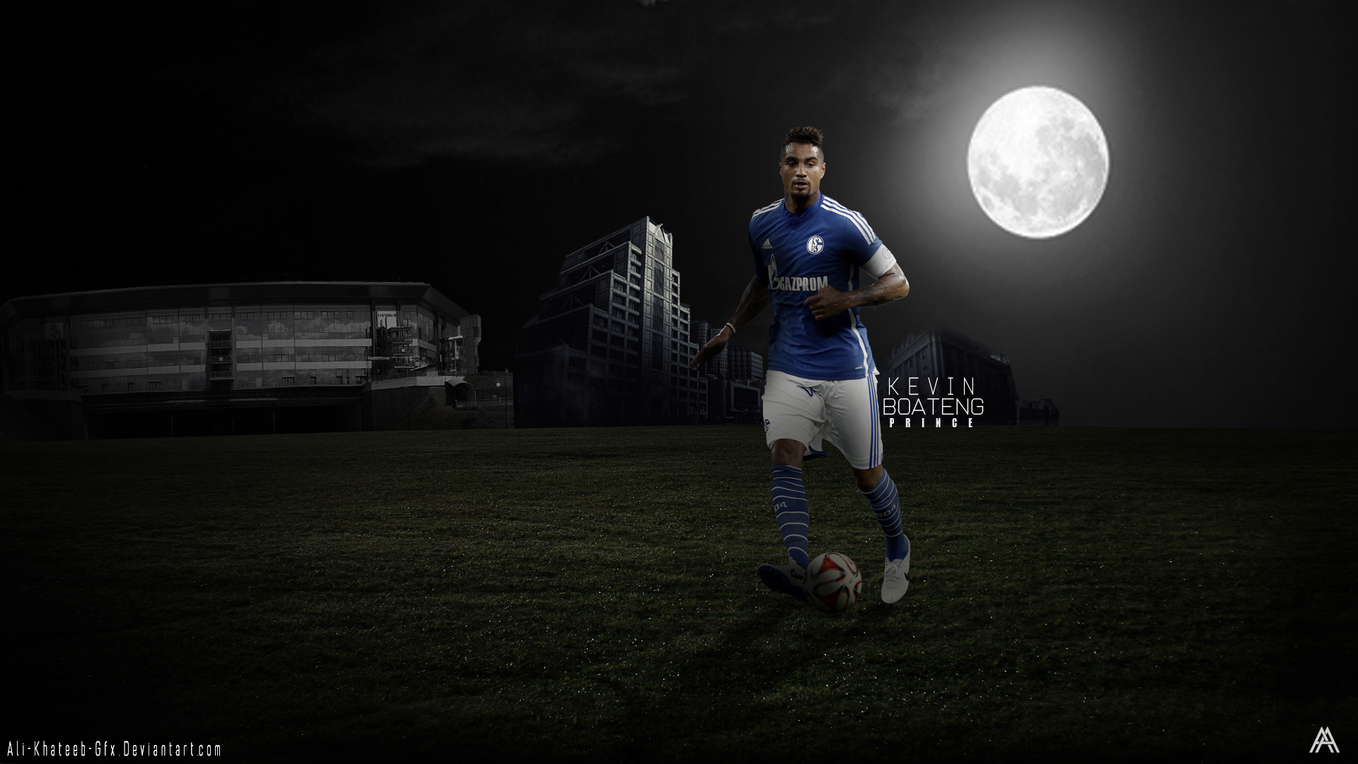 Kevin Prince Boateng Schalke 2014-15 Wallpaper