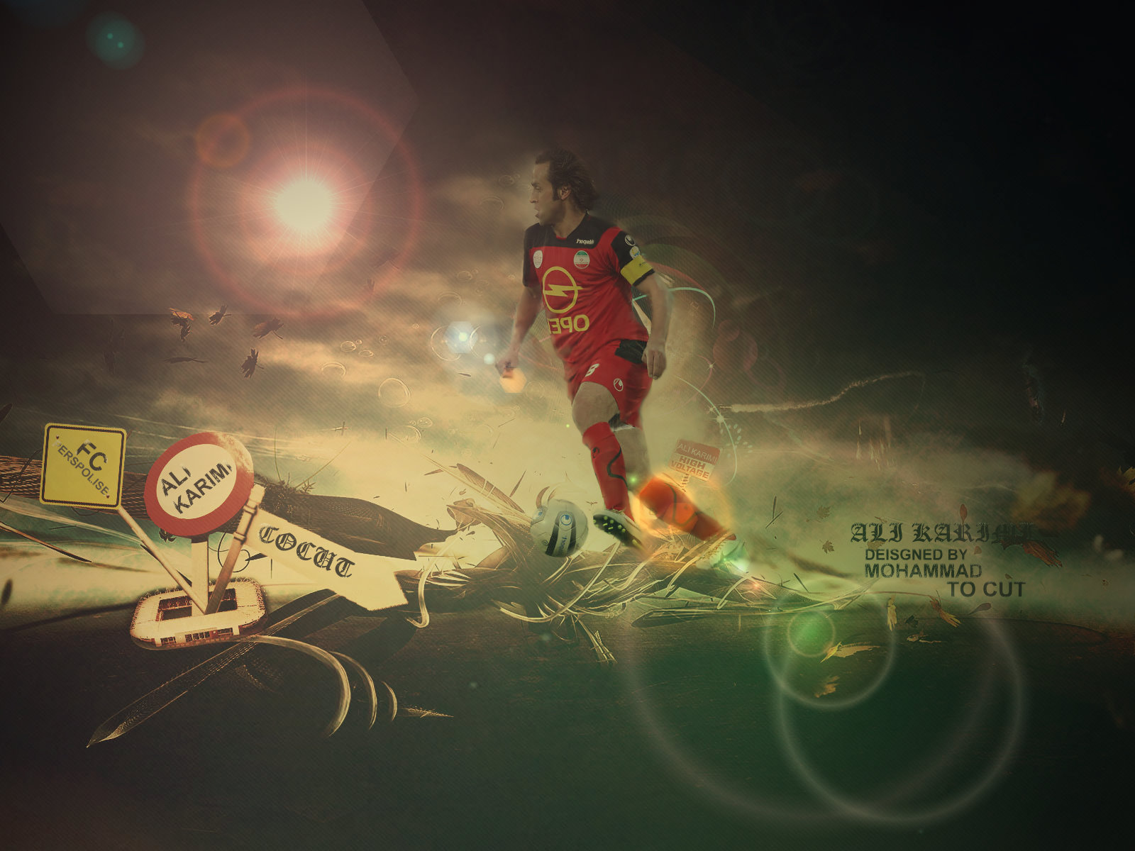 Ali Karimi FC Persepolis Legend Wallpaper