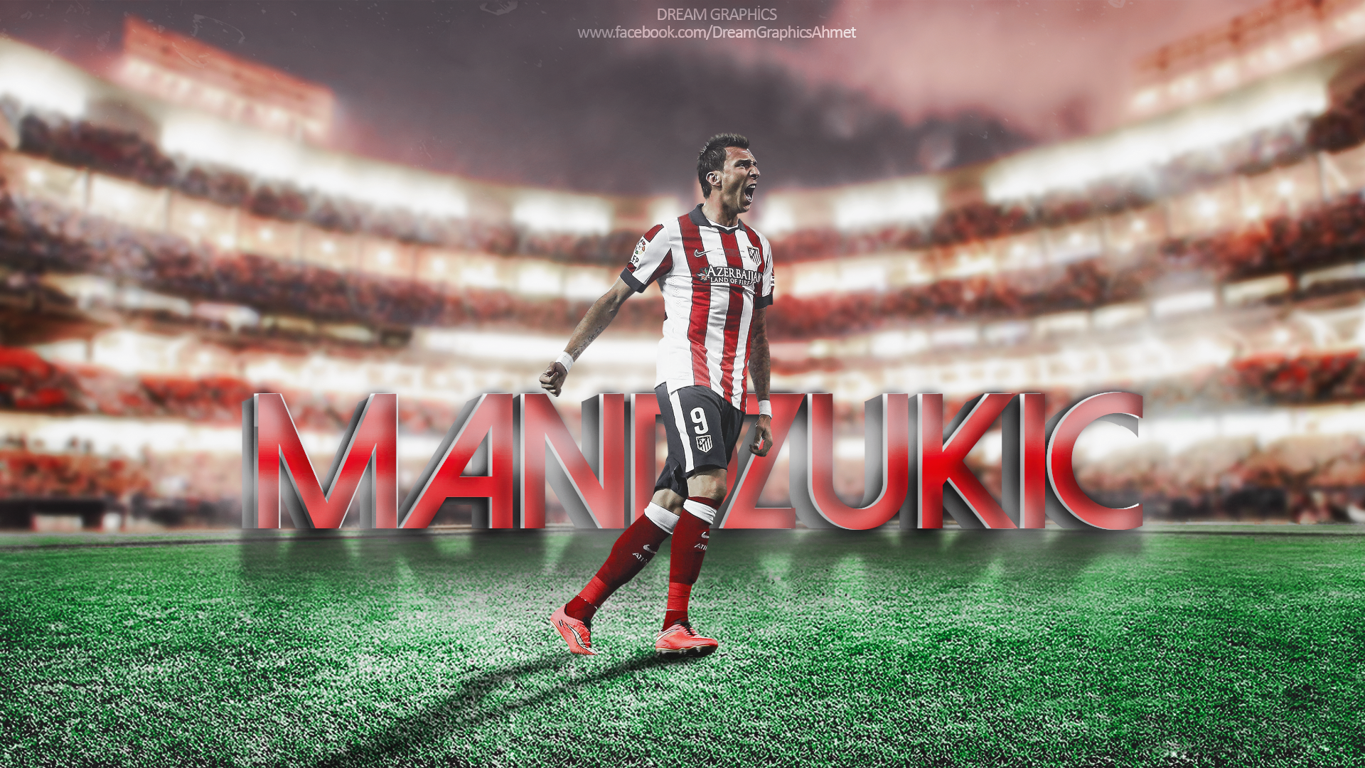 Mario Mandzukic Atletico Madrid 2014-15 Wallpaper
