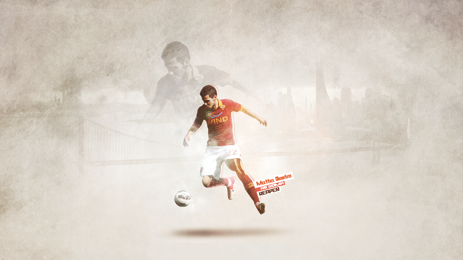 Mattia Destro AS Roma Wallpaper