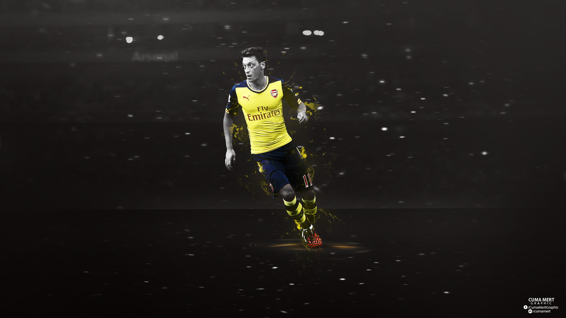 Mesut Ozil Arsenal 2014-15 Wallpaper
