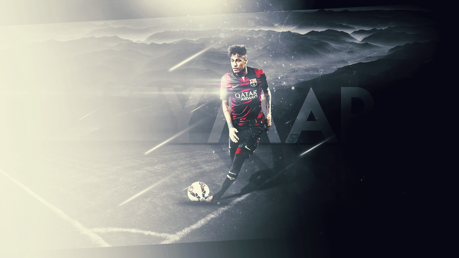 Neymar Junior Da Silva  Barcelona 2014-15 Wallpaper