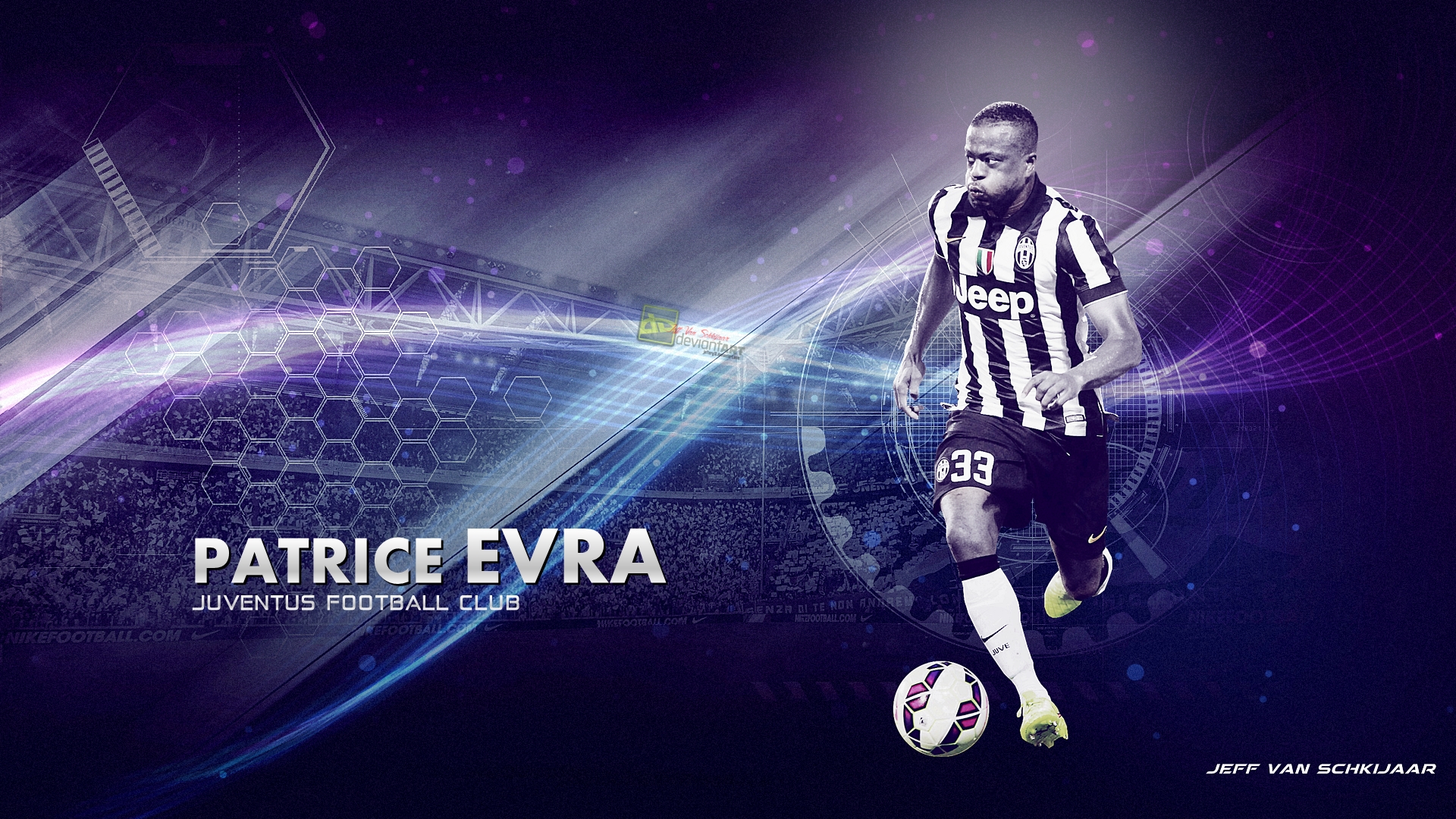 Patrice Evra Juventus 2014-15 Wallpaper