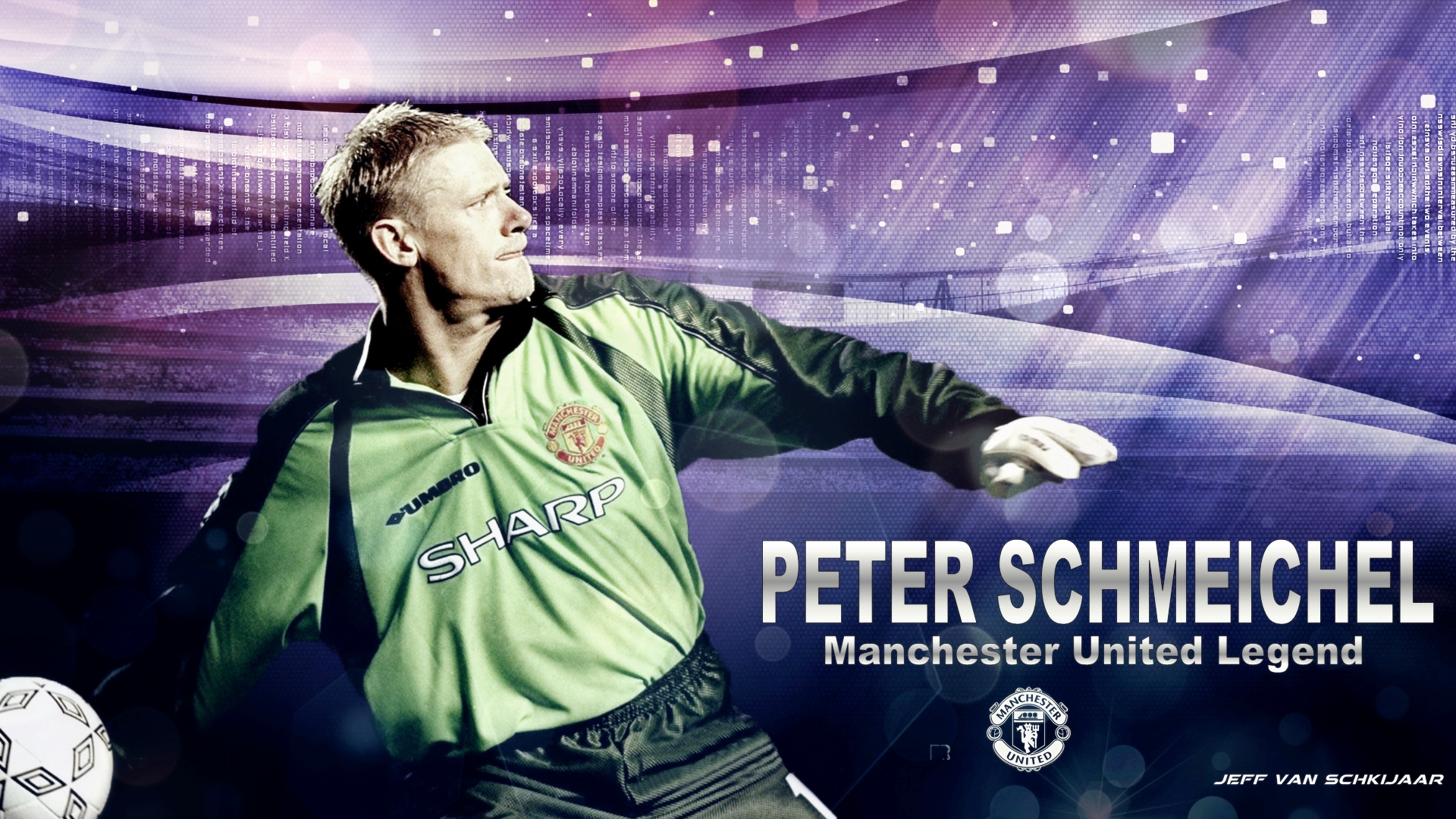 Peter Schmeichel Manchester United Legend Wallpaper