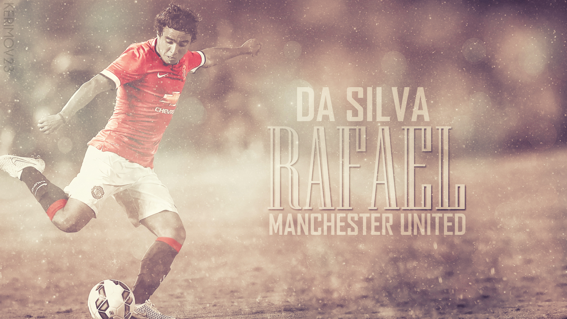 Rafael Da Silva Manchester United 2014-15 Wallpaper