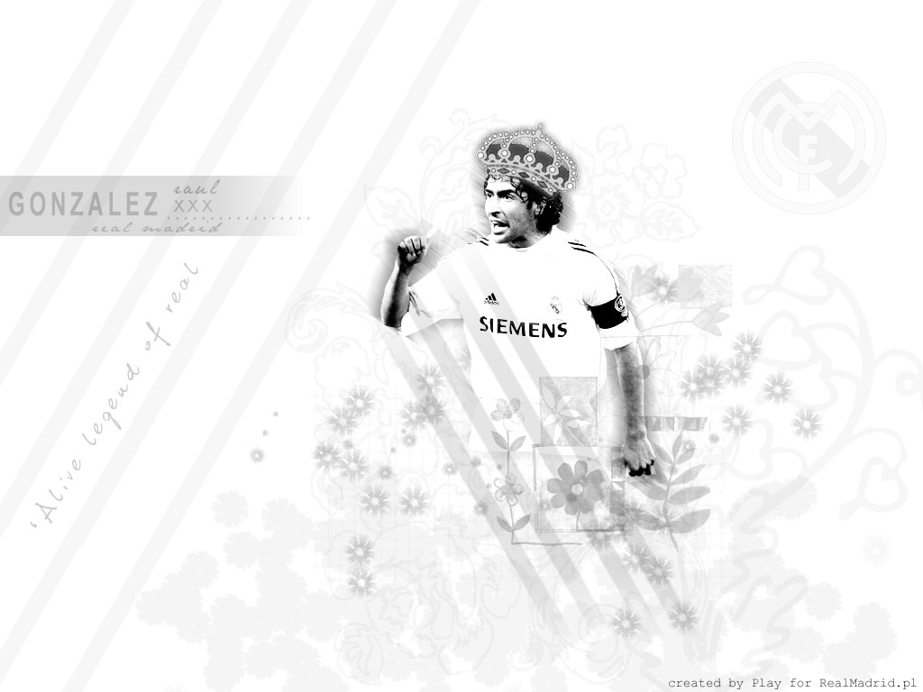 Raul Gonzalez Real Madrid Legend Wallpaper
