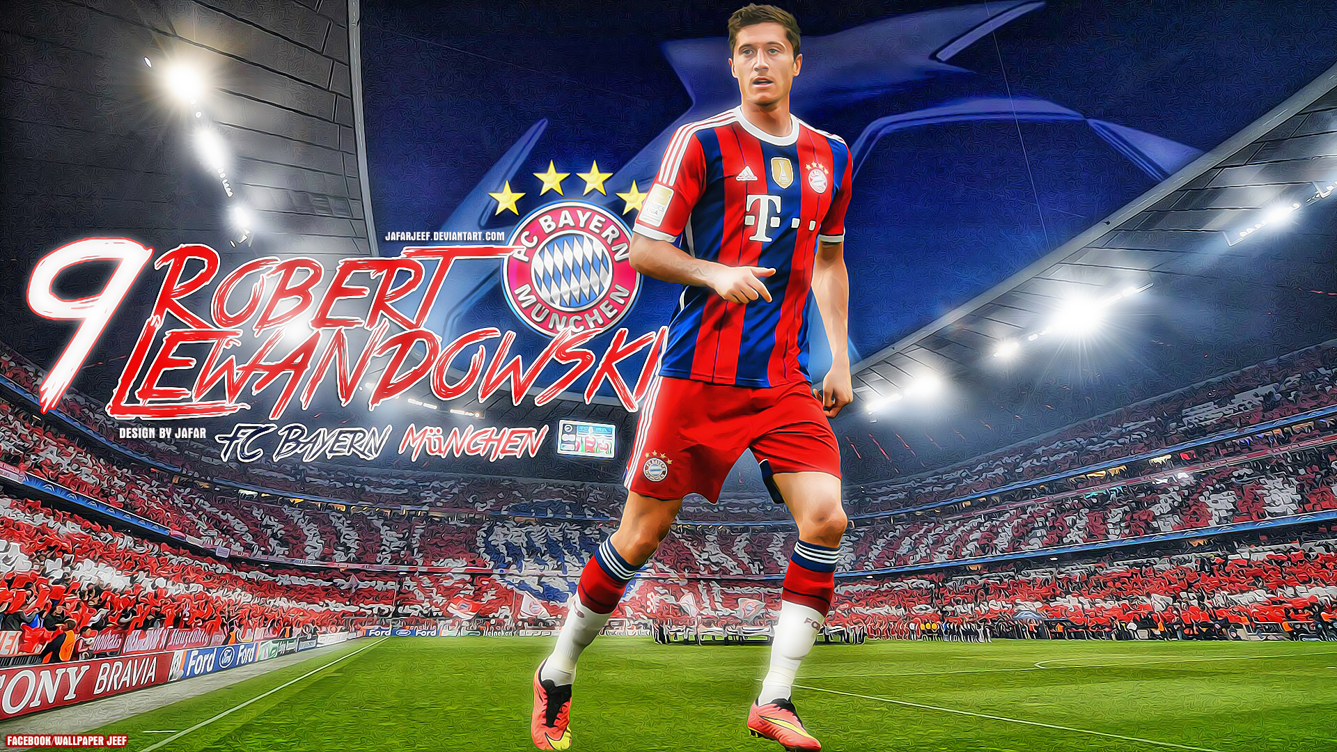 Robert Lewandowski Bayern 2014-15 Wallpaper
