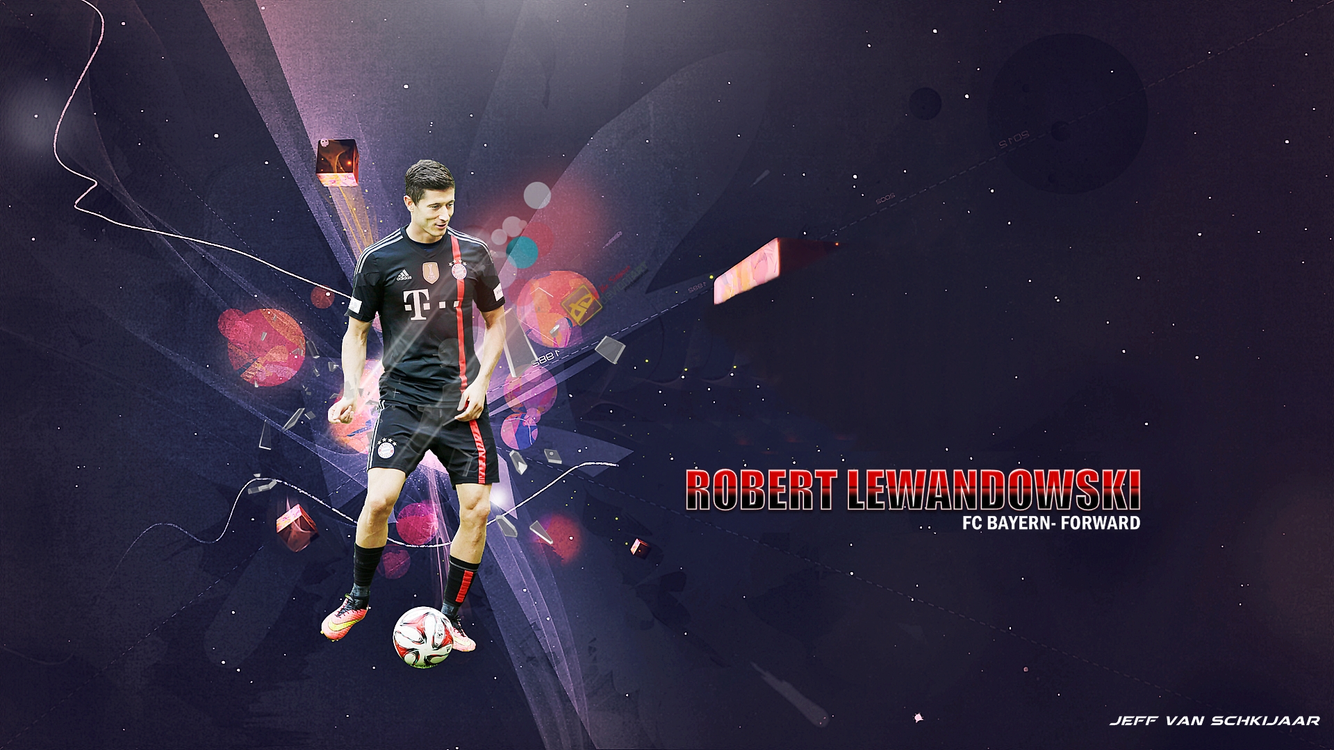 Robert Lewandowski Bayern 2014-15 Wallpaper