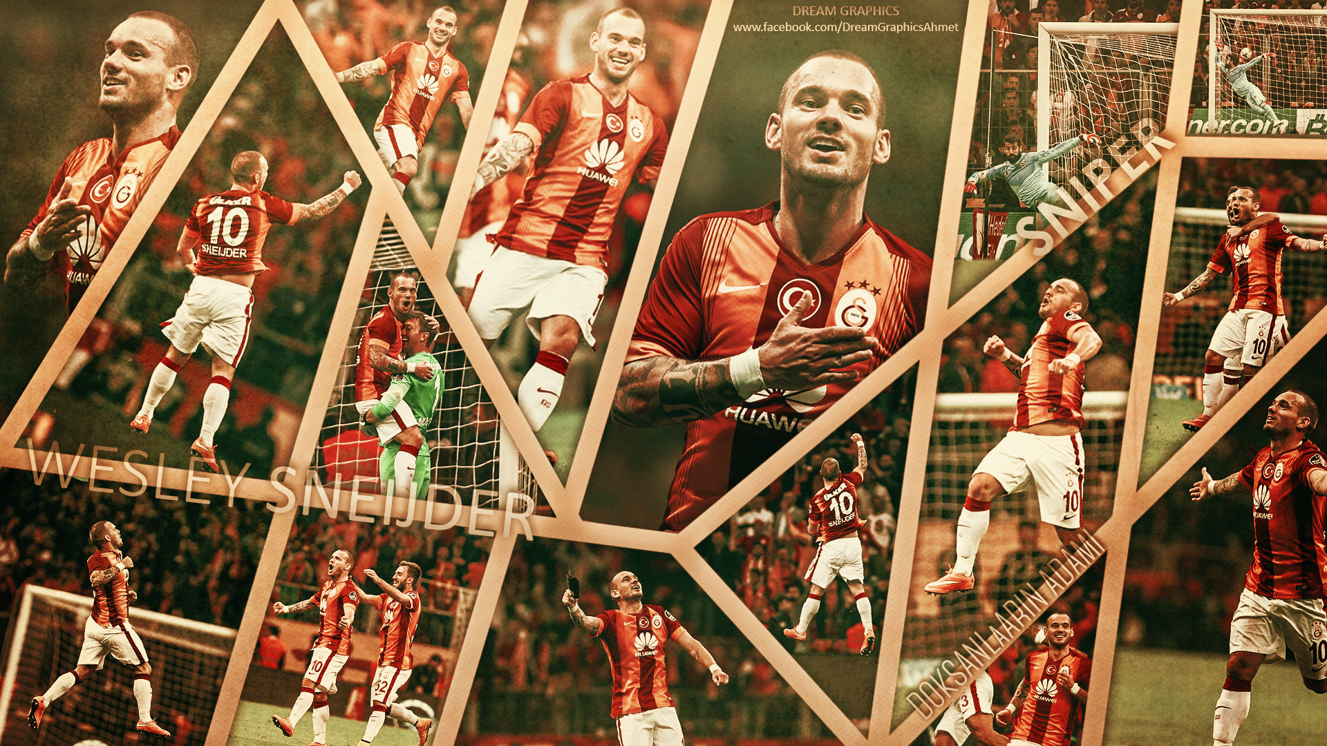 Wesley Sneijder Gala Sniper VS Derby Istanbul ( Fenerbahce) Wallpaper 2014