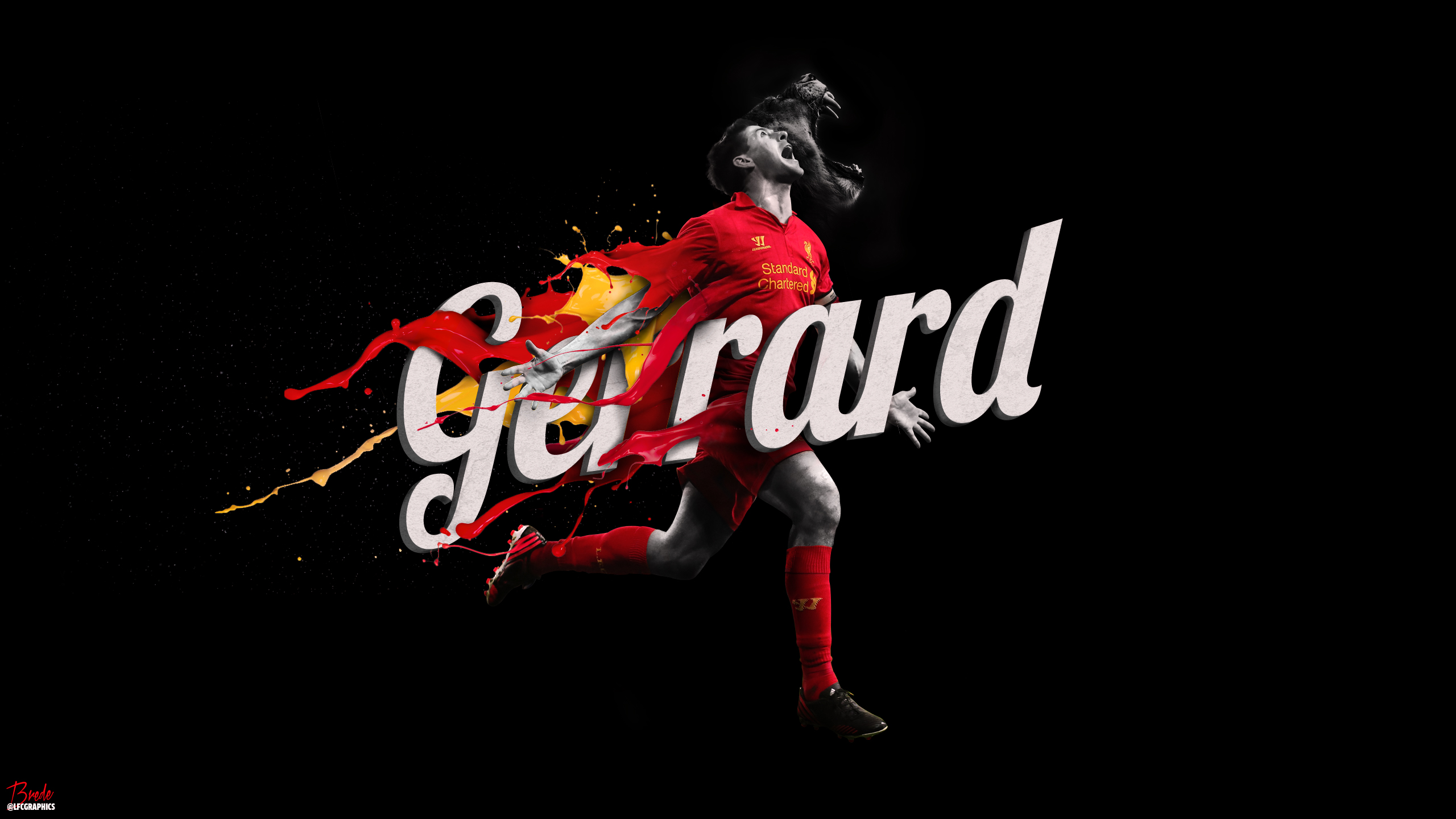 Steven Gerrard Liverpool Legend HD Wallpaper