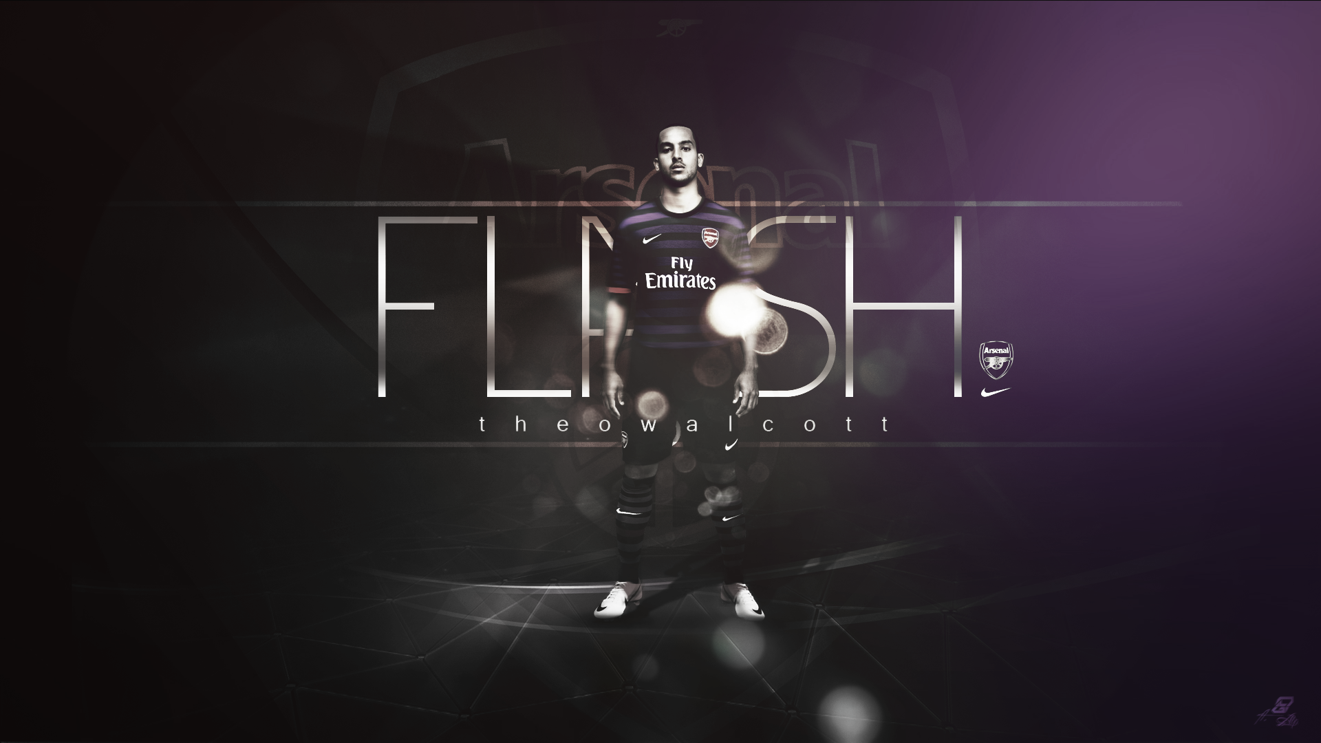 Theo Walcott Arsenal  New Wallpaper