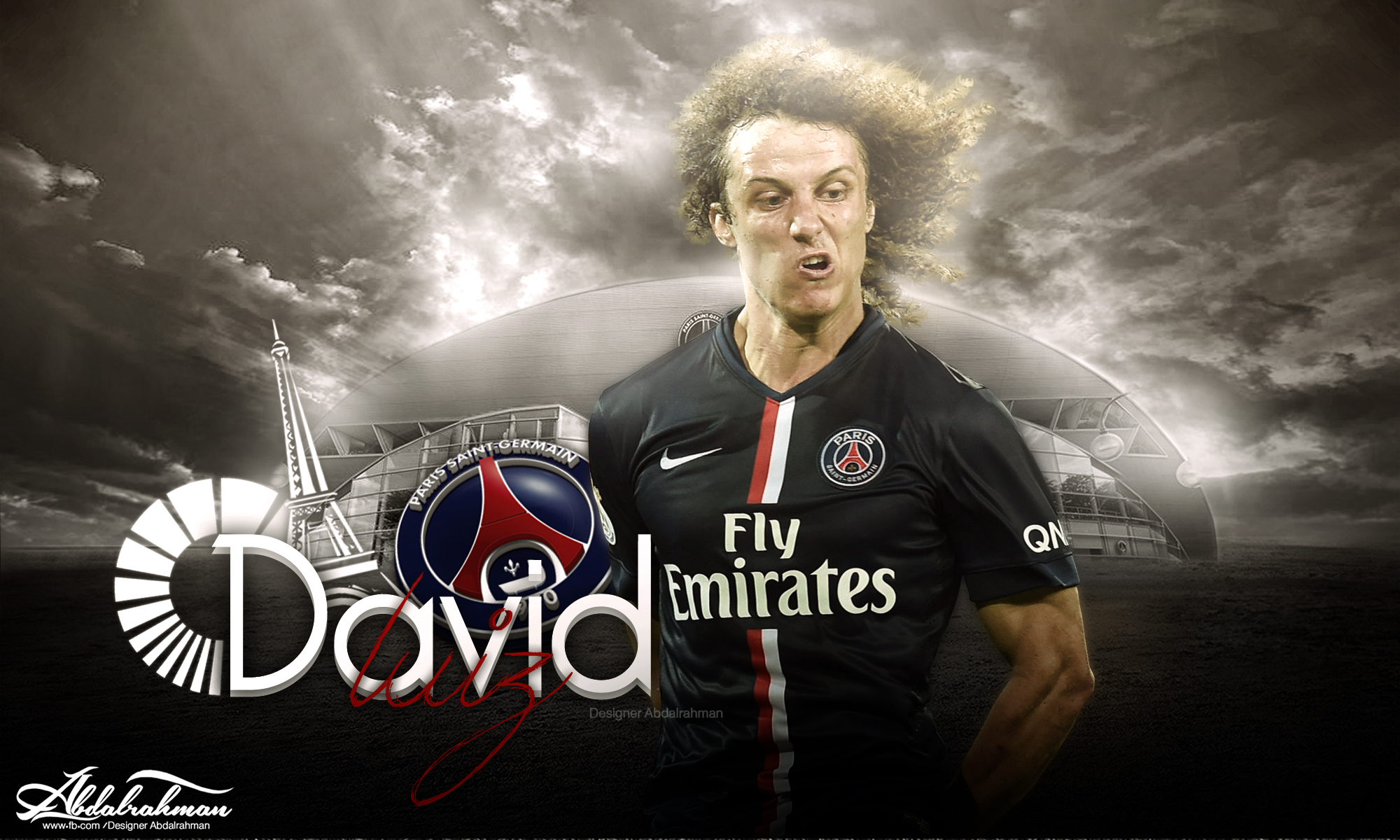 David Luiz  PSG 2014-15 Wallpaper