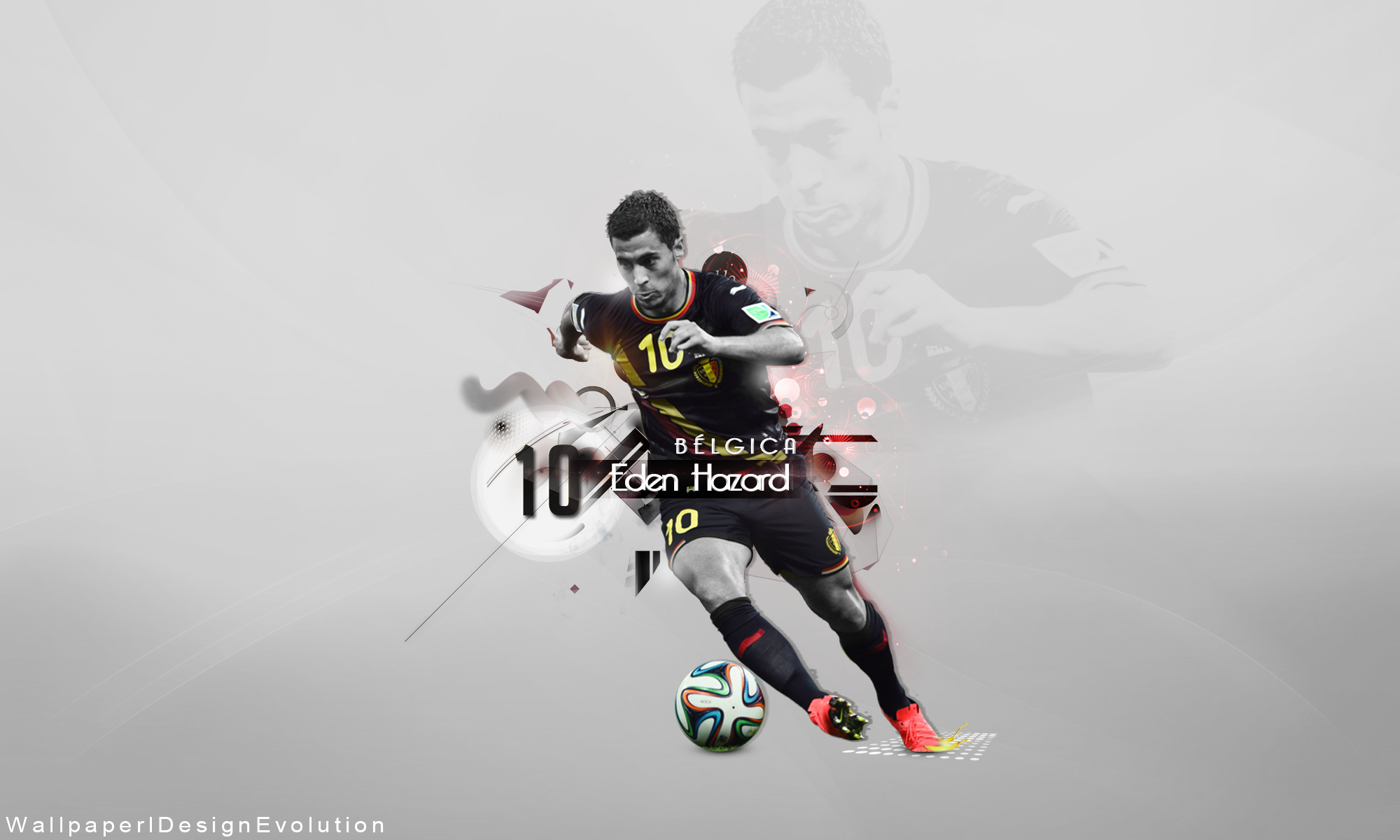 Eden Hazard Belgium National Team New 2014 Wallpaper