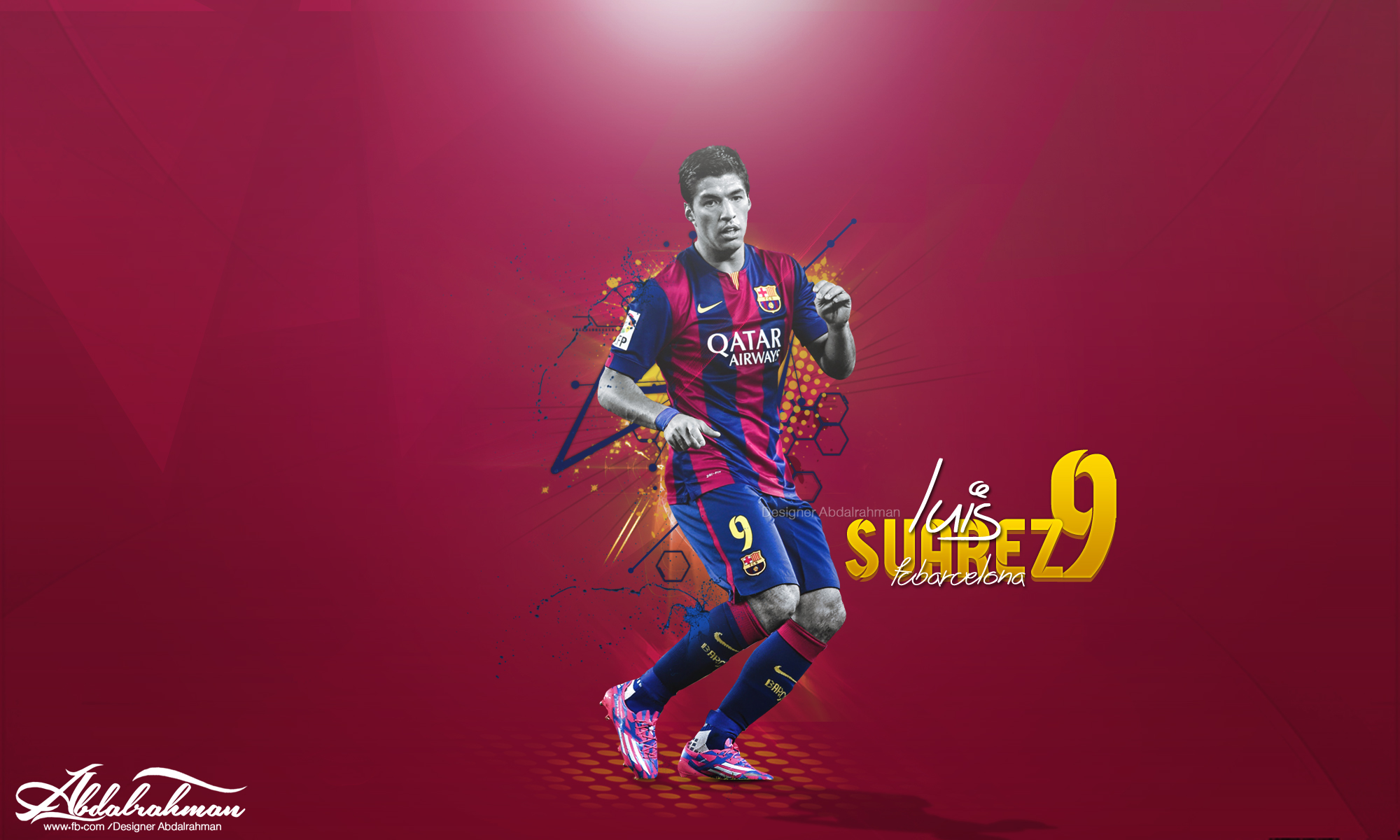 Luis Suarez Barcelona 2014-15 Wallpaper