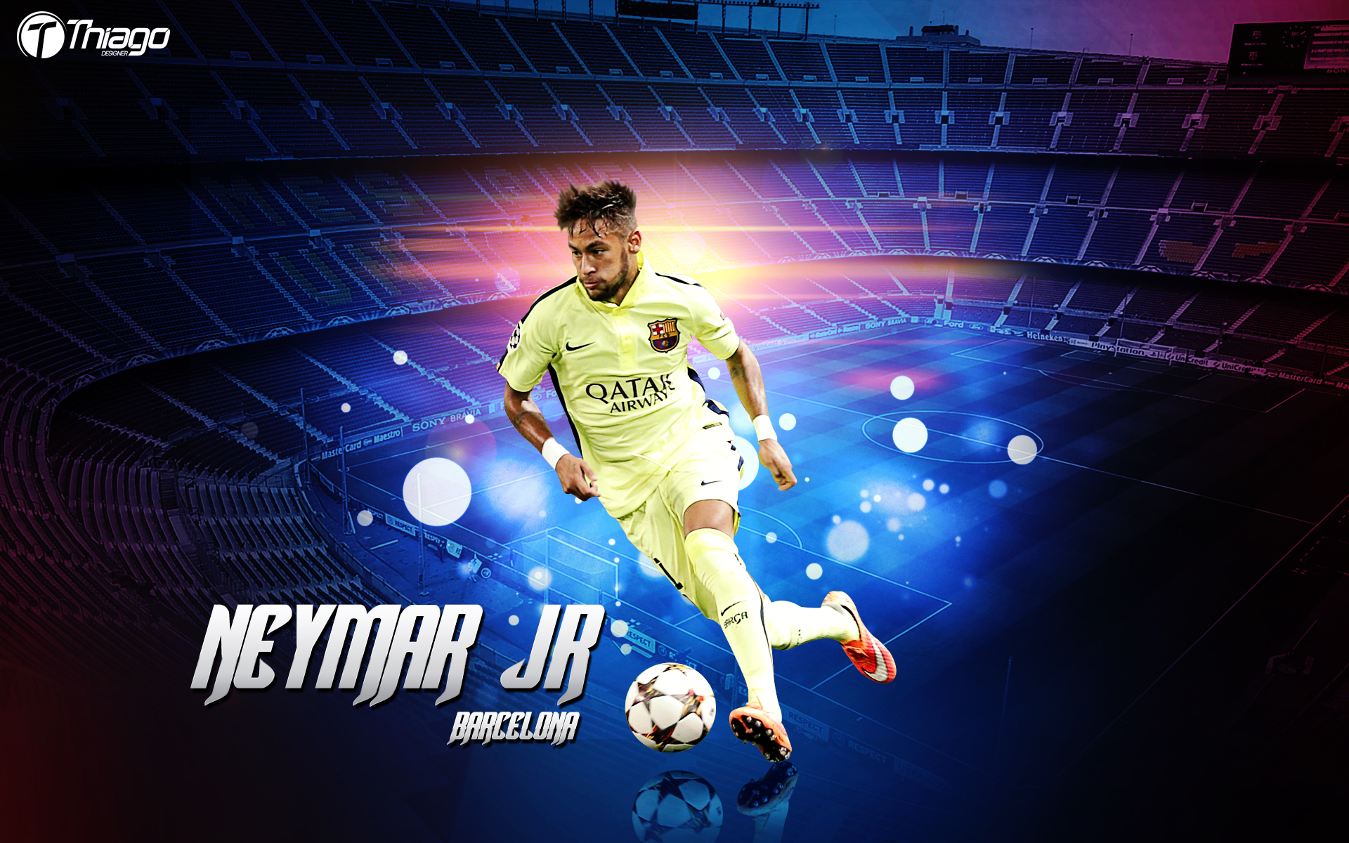Neymar Junior Da Silva  Barcelona 2014-15 Wallpaper