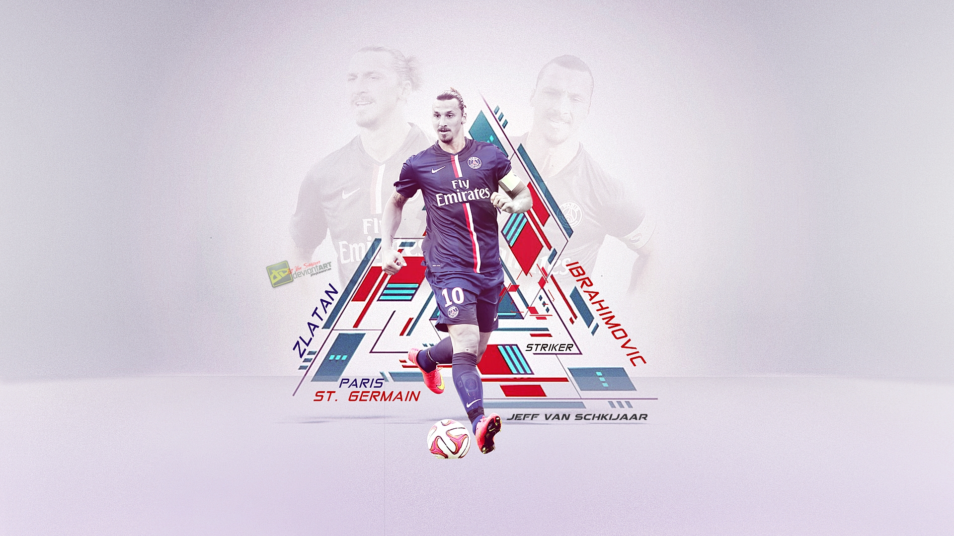 Zltana Ibrahimovic PSG 2014-15 Wallpaper