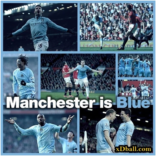 manchester is blue
